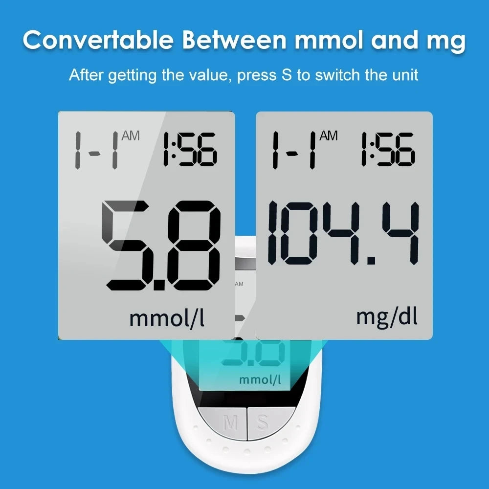 WF Blood Glucose Meter Glucometer Kit Diabetes Test 50/100pcs Strips With Lancets Medical Blood Sugar Mg/mmol freestyle libre