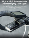 3000LM Bike Light 10000mAH Flashlight High-Low Beam Bicycle Front Light Powerbank Waterproof MTB Road Cycling Headlight