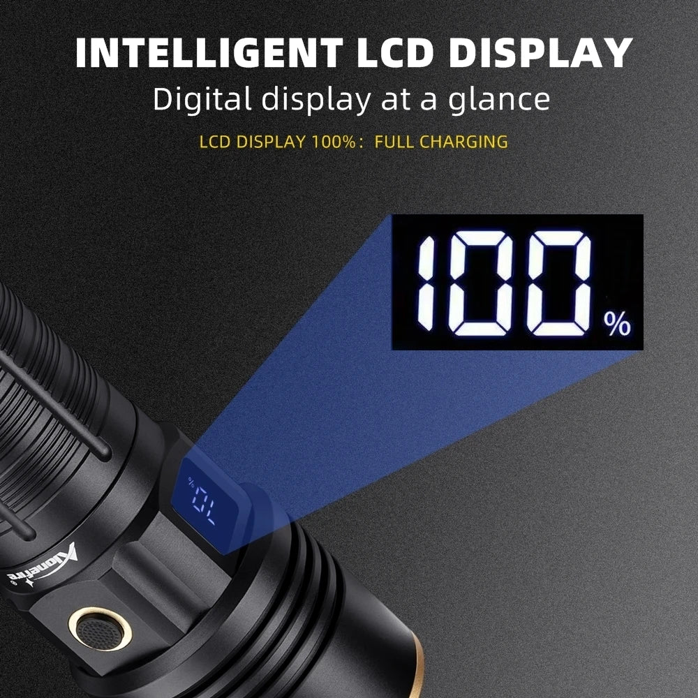140W 7 LED High Power Rechargeable Flashlight
