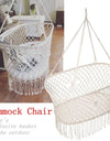 Nordic Style Newborn Indoor and Outdoor Cotton Rope Hammock Hanging Chair Swing Baby Cradle Baby Bed Rocking Chair