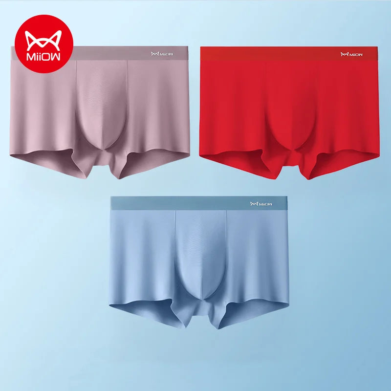 3-Pack Seamless Modal Silk Boxer Shorts – 80 Count