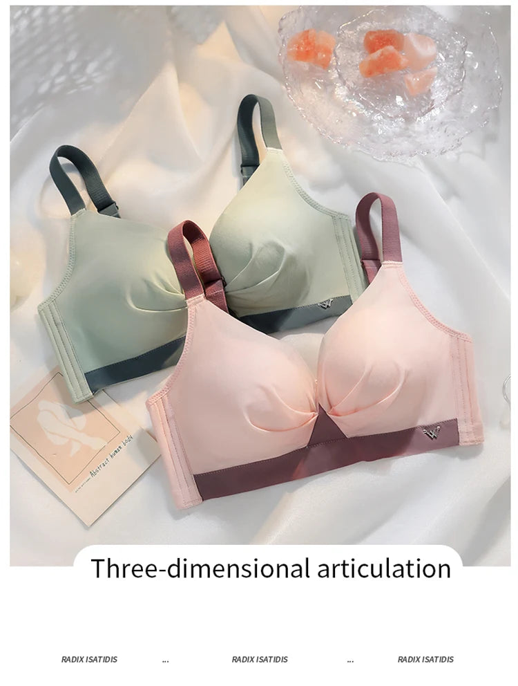 Women’s Fashion Lingerie Set – Comfortable Push-Up Bra & Antibacterial Panties