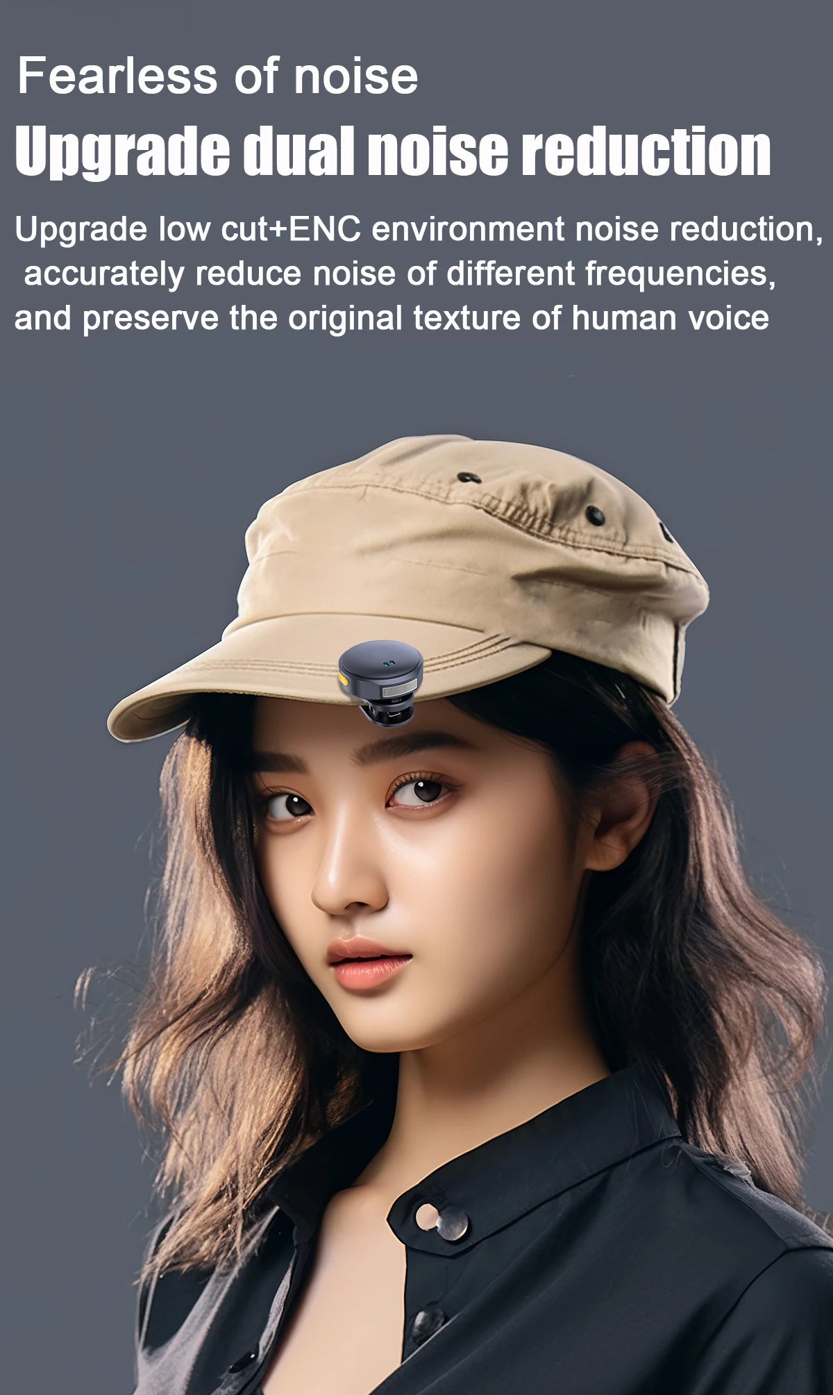 Plug and Play 2.4G Chip Wireless  Suction Button Collar Microphone With Charging Case For Video Recording