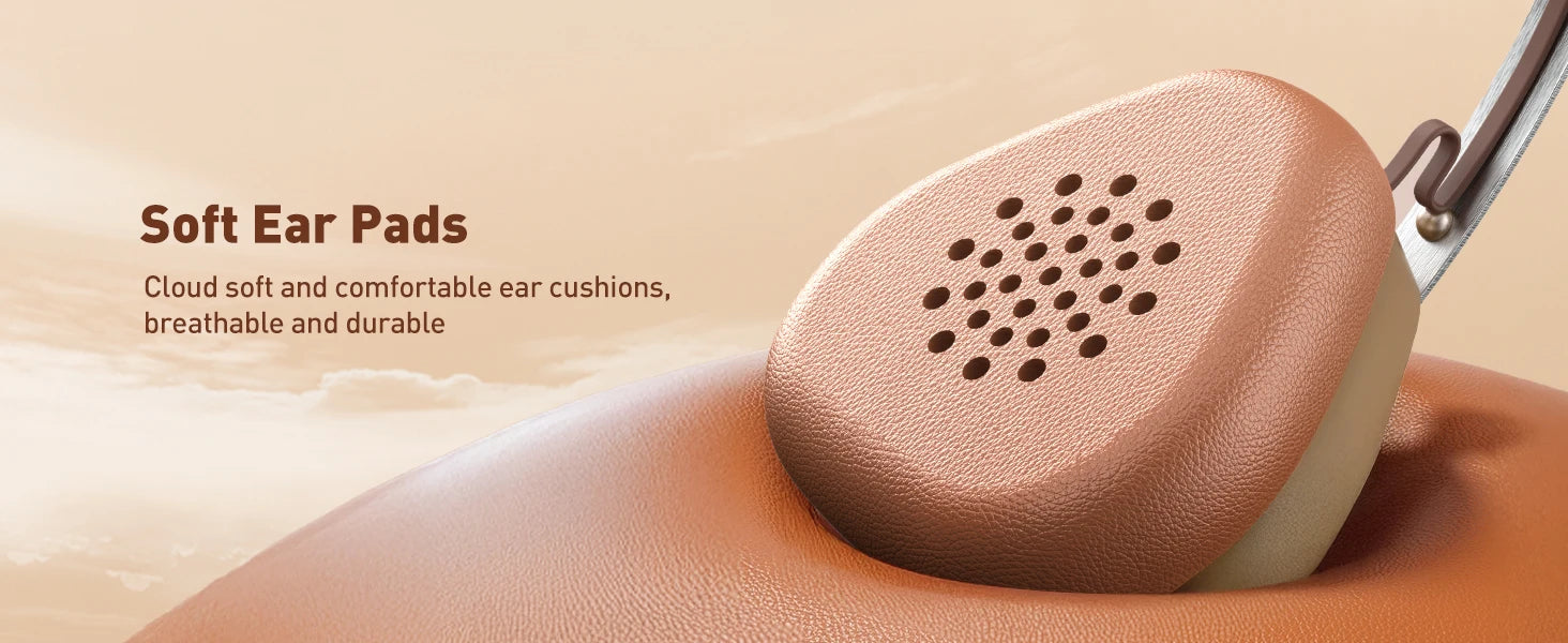 F4 Retro Wireless Bluetooth Headphones Hi-Res Audio On Ear Bluetooth 5.4 Headset With Microphone Metal HiFi Headphones