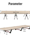 Ultralight Foldable Camping Bed, Backpacking Cot, Outdoor Hiking Sleeping Bed, Tent Bed, Portable Travel Bed