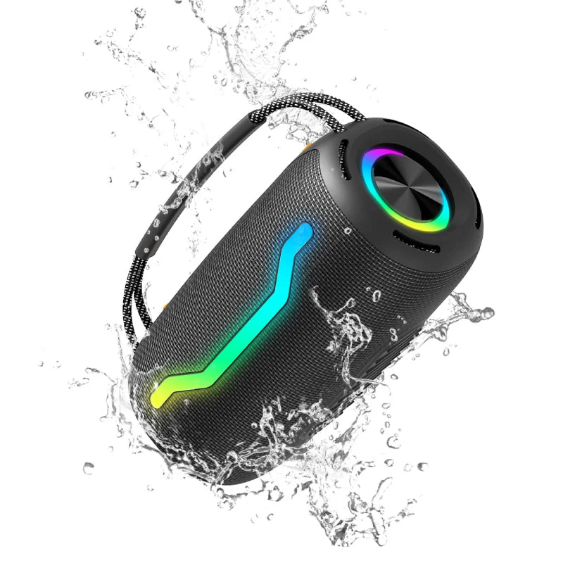 Puremic Portable Bluetooth Speaker with HD Sound, IPX6 Waterproof, Up to 18H Playtime, Karaoke Machine for Home/Party/Outdoor