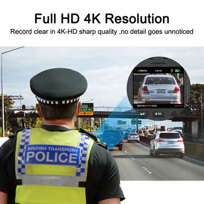 4K HD Mini Camera Police Recorder With Hd Ips Screen Hd Police Body Camera, Can Wear A Portable Body Camera