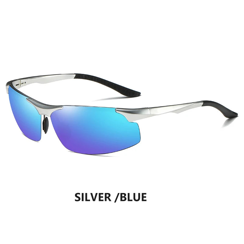 Aluminum Photochromic Polarized UV400 Mirror Driving Sunglasses for Men Women