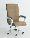 Office Chair Cover Anti-slip Long Boss Office Chairs Pad 1piece with Elastic Strap Swivel Computer Dust Armchair Slipcover