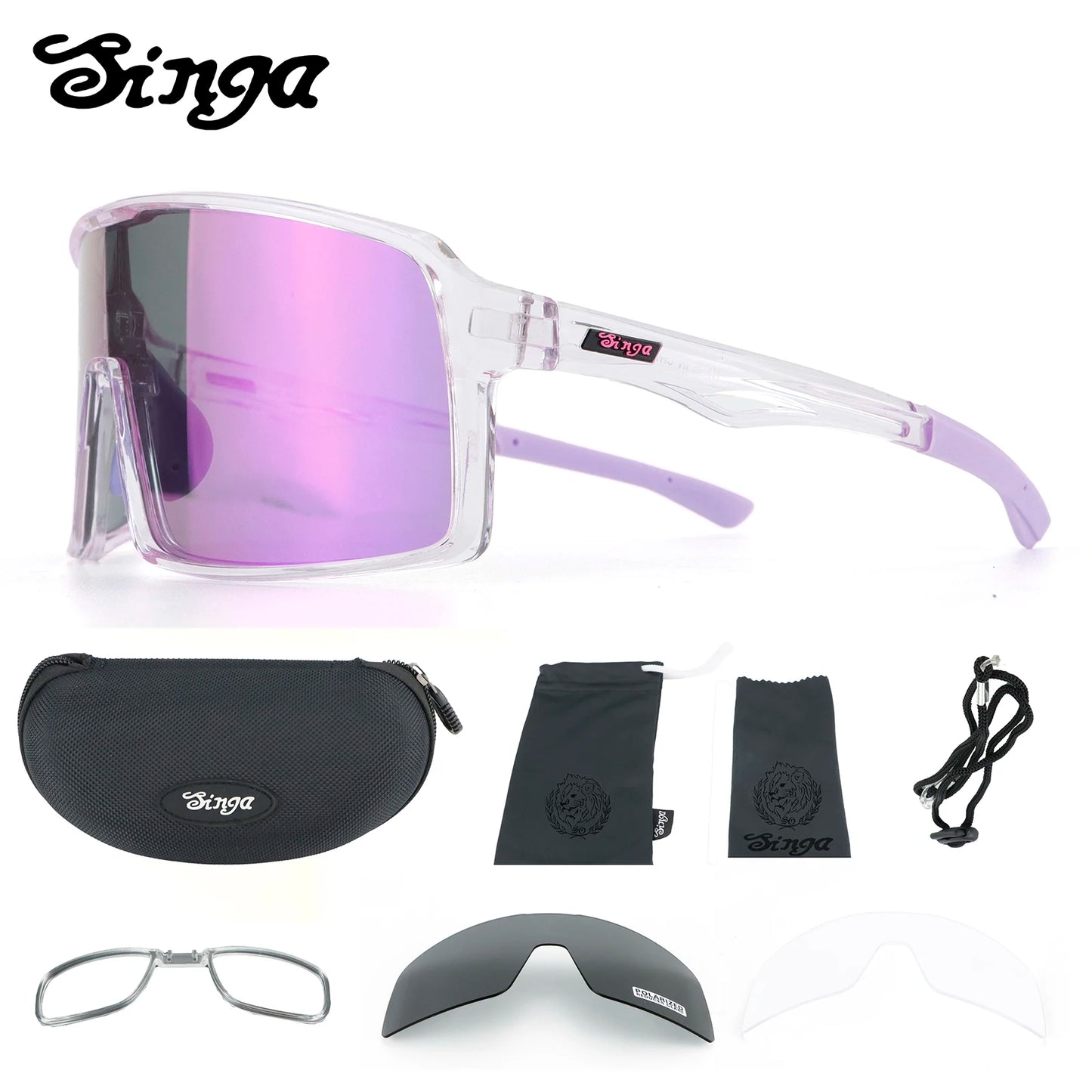 Photochromic Cycling Sunglasses UV400 Sports Bike Eyewear