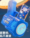 Electric Bubble Gun Astronaut Kids Toy Bubbles Machine Automatic Soap Blower with Light Summer Outdoor Party Games