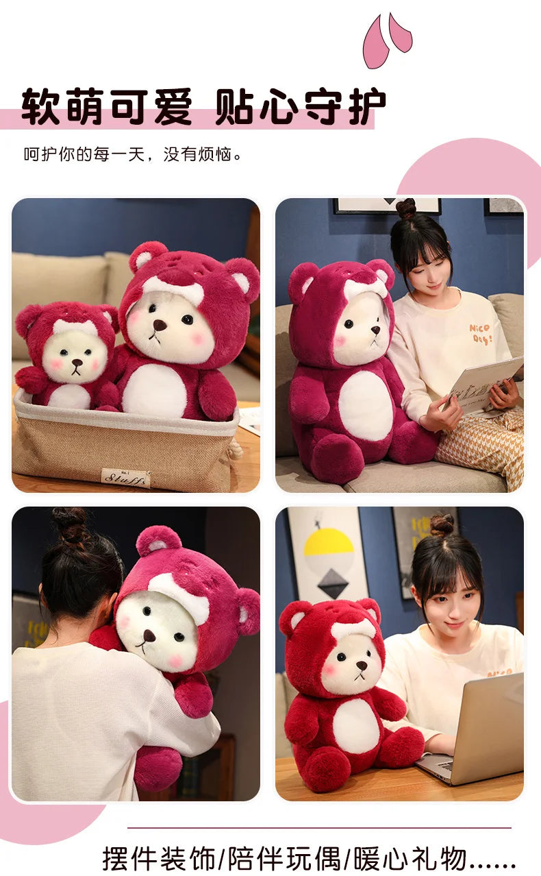 Cute Teddy Bear Plush Stuffed Animal Soft Pillow