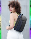 Oxford Trendy Waterproof Materials Men Chest Bag with Large Capacity Fashion Multi-Pockets Slim bag