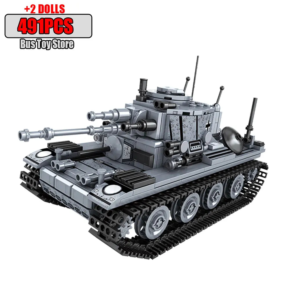 WW2 Military Dongfeng 21 Missile Transportation Car Model Weapons Series Military Leopard II 99A Tank World War II DIY Toys Gift