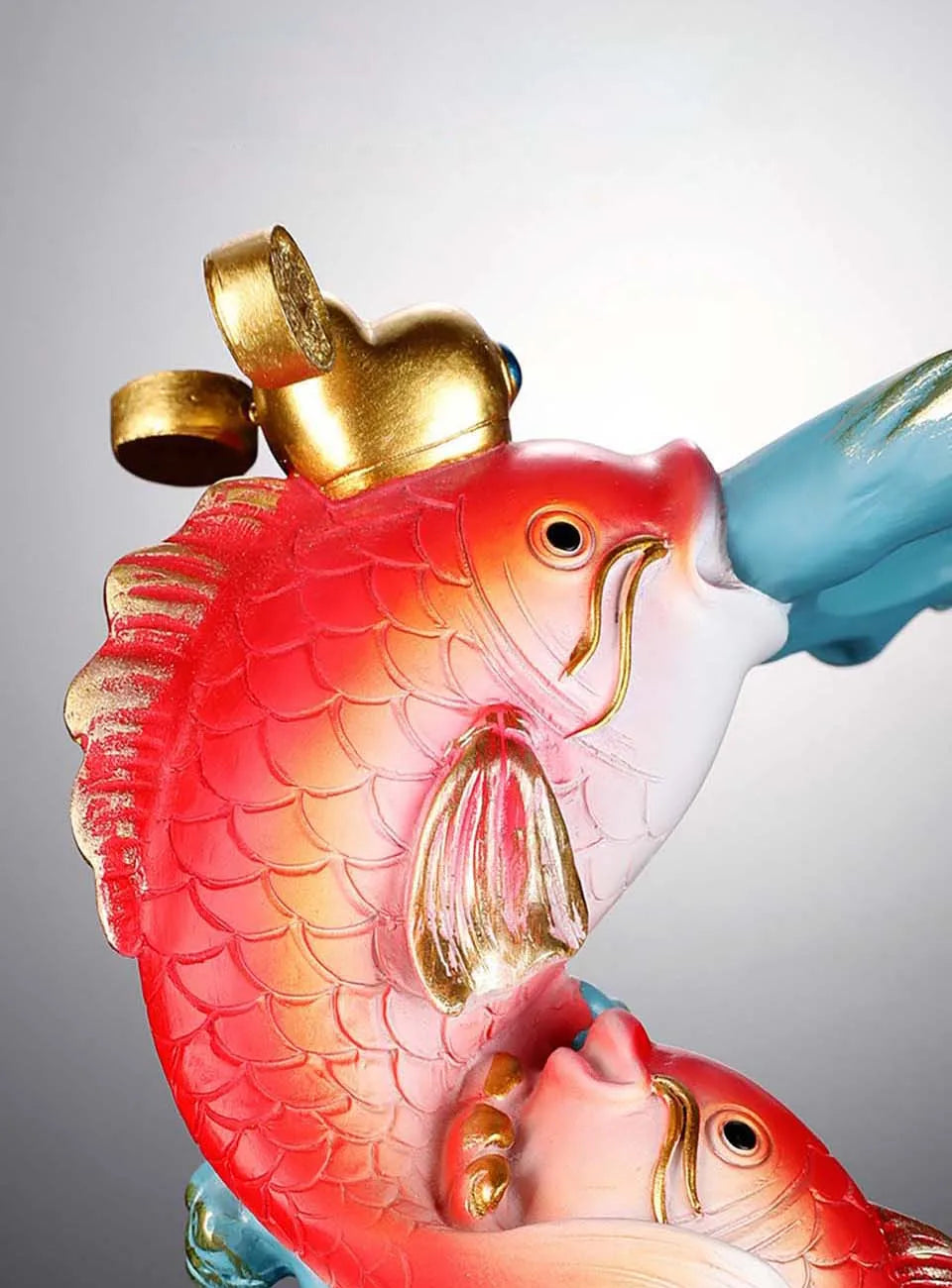 Fish  Teapot Glass Lazy Automatic Tea Making Household Pu'er Oolong Tea Set Infuser Drinking