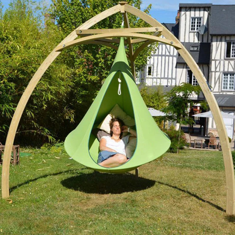 Portable Butterfly Shape Swing Chair Hammock Nylon Waterproof For Outdoor Backpacking Camping Traveling Camping Essentials