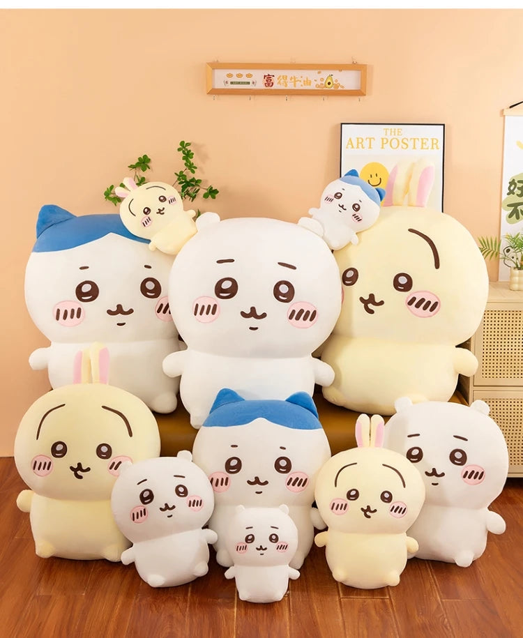 Cute Rabbit Bear Character Plush Toy Soft Pillow Cushion