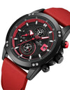 Leisure Watch Waterproof Silicone Band Quartz Wristwatches Luminous Business Clock