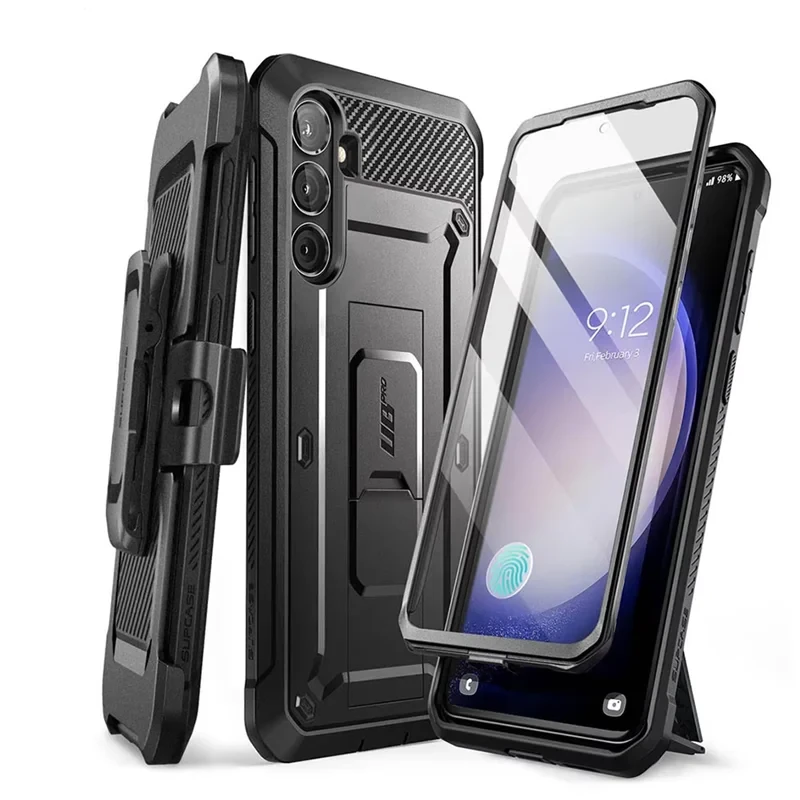 For Samsung Galaxy S24 FE Case (2024) UB Pro Heavy Duty Rugged Phone Case WITH Built-in Screen Protector & Kickstand