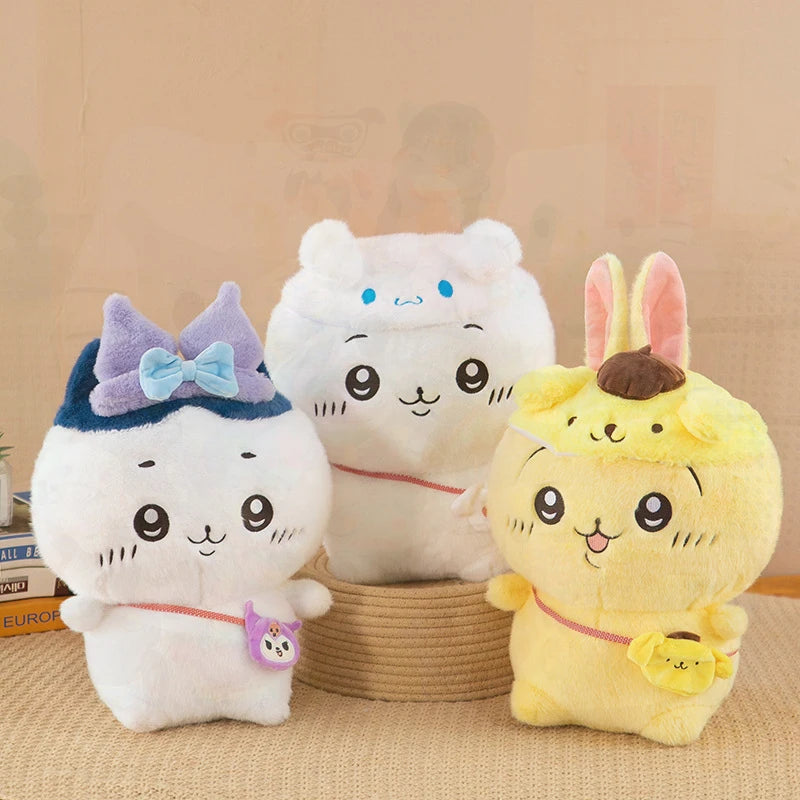 Cute Character Plush Toy Set Soft Stuffed Animal Doll