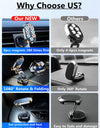 1080 Magnetic Car Phone Holder Magnet Smartphone Support GPS Foldable Phone Bracket in Car For iPhone 14 13 12 11 Samsung Xiaomi