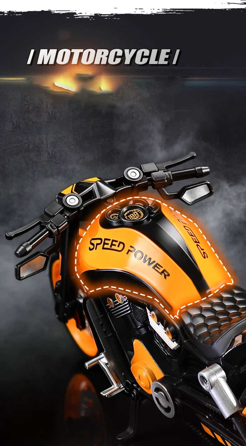 Diecast V Rod Night Rod Special Cruiser Motorcycle Model 1 to 10 Scale