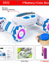RC Stunt Car With Music Lights Double Remote Control 360° Degree Rotation Off Road Kids Rc Drift Car Toy