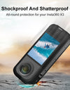 for Insta360 X3 Silicone Case Protective Cover with Hand Strap