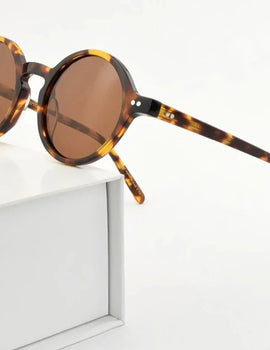 round polarized Luxury vintage sunglasses men UV400 retro Acetate Fashion sun glasses