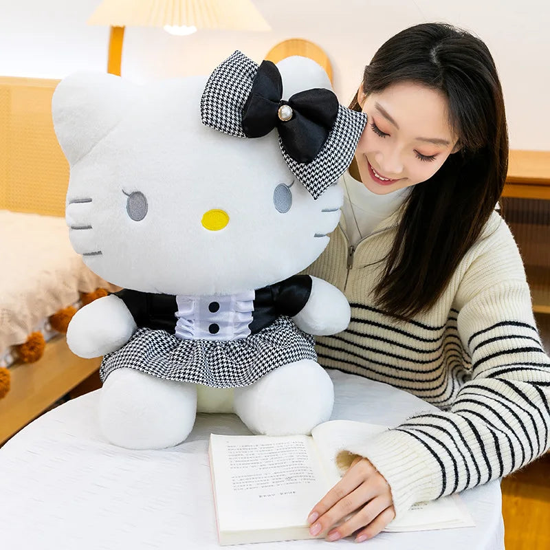 Black Cat Character Plush Stuffed Doll Pillow Toy