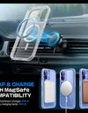 For iPhone 16 Plus Case with Camera Control Capture Button UB Mag Slim Clear Shockproof Magnetic MagSafe Phone Case