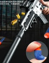 M416 Fully Automatic Shell Throwing Soft Bullet Gun, Electric Combo Hand Automatic Shell Throwing Toy Gun