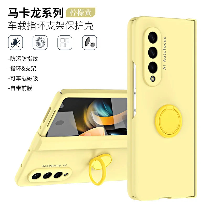 Car Mounted  Bracket Phone Case For Samsung Z Fold 2 3 4 5 Anti Fall All Inclusive Phone Protection Case