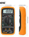 Digital Multimeter AC/DC Ammeter Volt Ohm Multimetre Tester Meter With Thermocouple LCD Backlight Portable