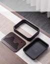 Kitchen Tea Tray Portable Dishes For Tea Bamboo Rectangle Storage Of Water Woodentray For Chinese Style Chaban Tea Table