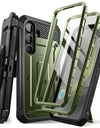 For Samsung Galaxy S25 Case UB Pro Heavy Duty Rugged Phone Case with 2 Front Frame Built-in Screen Protector & Kickstand