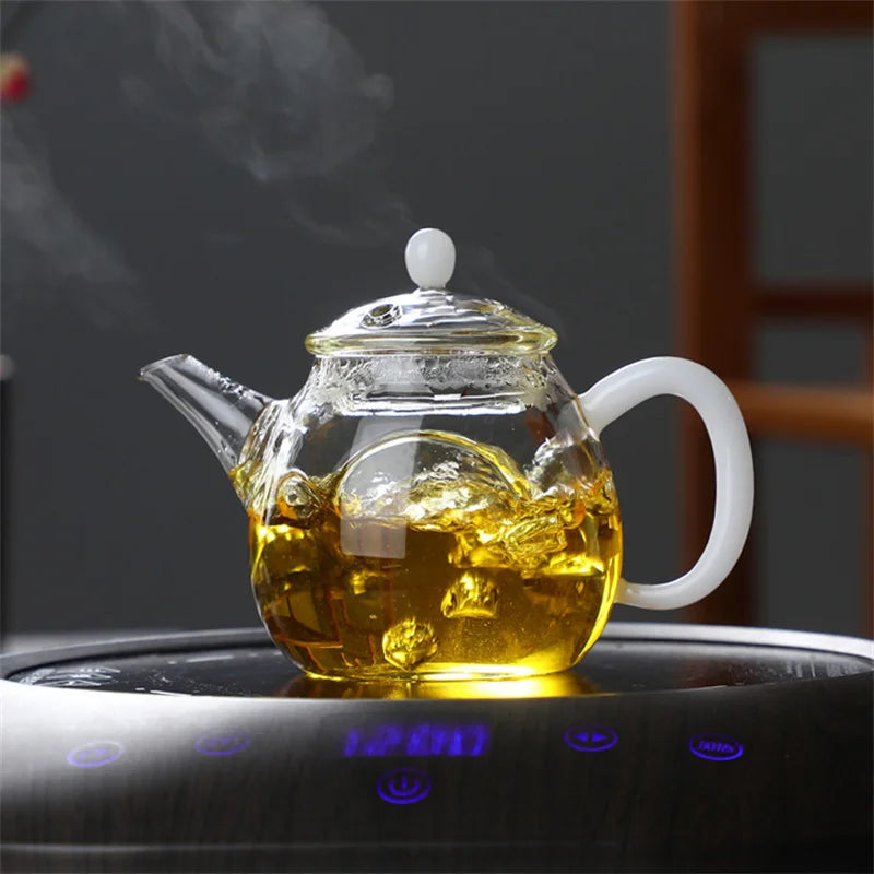 120ml Mini Glass Teapot with Filter