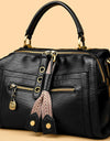 Handbags High Quality Leather Shoulder Bags Designer Solid Color Handbag
