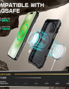 For iPhone 16 Case 6.1" 2024 UB Mag XT Heavy Duty Rugged Strong Magnetic Phone Case with Camera Cover Kickstand