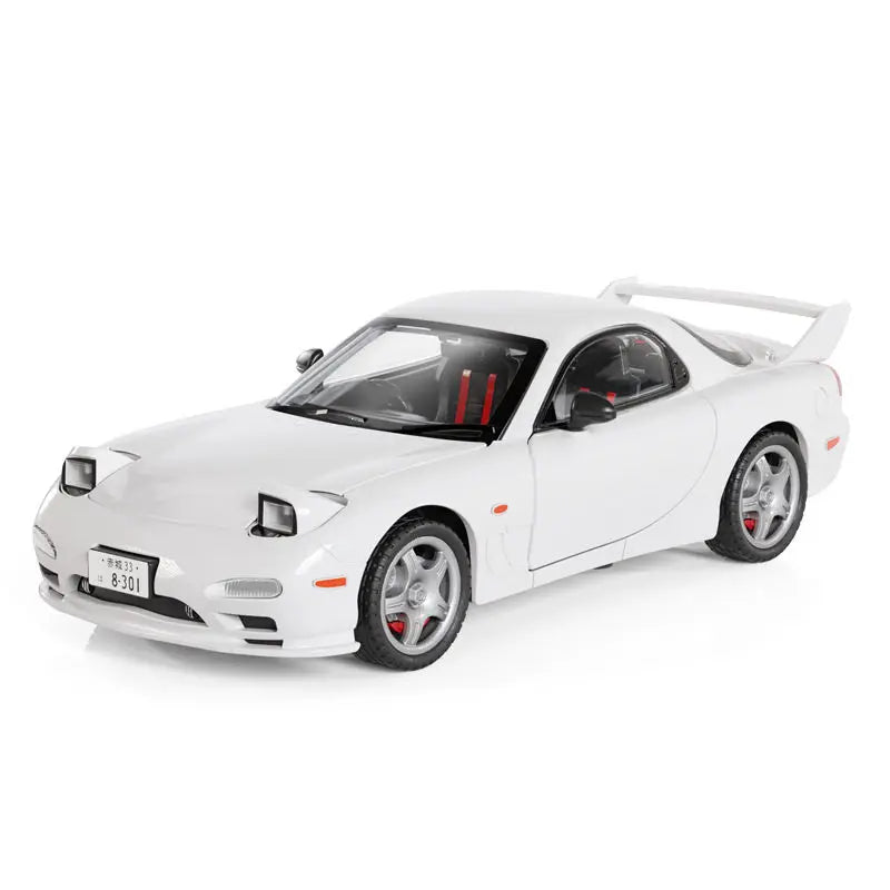 1 28 Scale Mazda RX7 FD Diecast Pull Back Model Car with Sound and Light