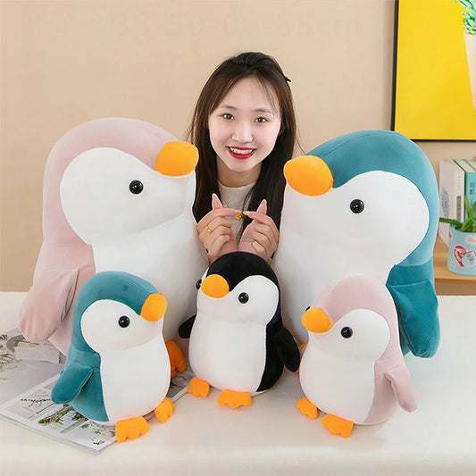 Kawaii Penguin Plush Toy Soft Stuffed Doll Sleep Companion