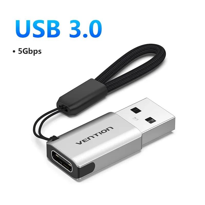 USB C Adapter USB 3.0 2.0 Male to Type C Female Converter cable for Laptop Samsung S20 Xiaomi 10 Earphone USB Adapter