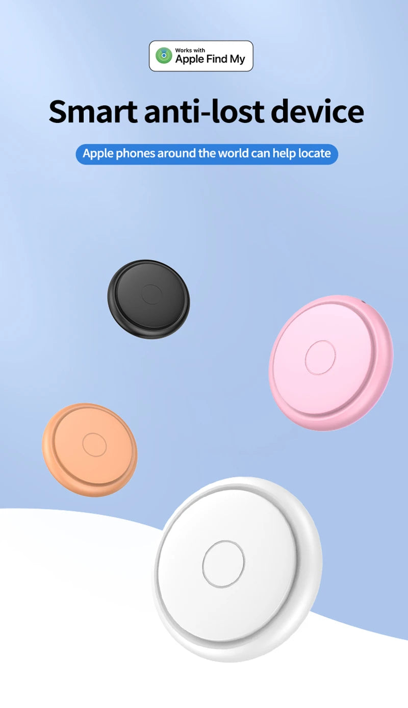 Mini Tracker Work With Find My APP Ultra Long Battery Life Mini Locator For Keys Pets Wallet Anti-Loss Device Smart Find