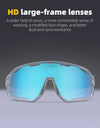 Bicycle Glasses UV400 Photochromic / Polarized Bike Eyewear Sunglasses 3 Lens Outdoor MTB Road Cycling Goggles Glasses