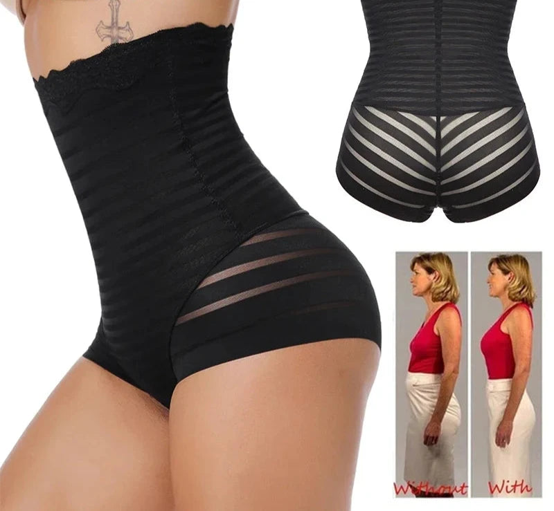 Women Body Shaper High Waist Briefs Slimming Underwear Butt Lifter Waist Trainer Tummy Control Panties Belly Girdle Panty