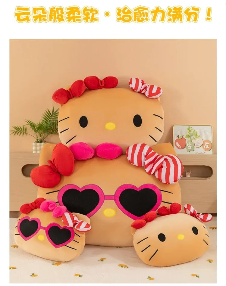 Black Cat Character Plush Stuffed Doll Pillow Toy