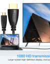 Micro to HDMI-compatible Cable Gold Plated 1.4V 3D 1080P Cable 1m 1.5m 3m 5m For HDTV Projector XBox Tablet