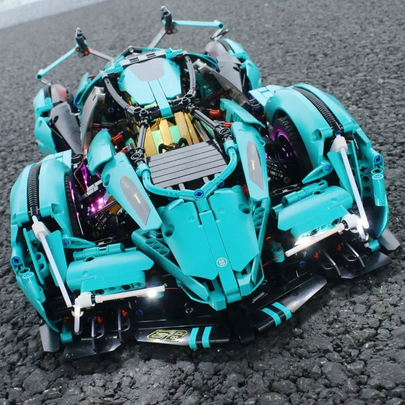 1148Pcs Building Block V12 Super Car Technical Blocks Brick Motor Power Drive Radio RC Car Technic vehicles Puzzle Toys  Adul