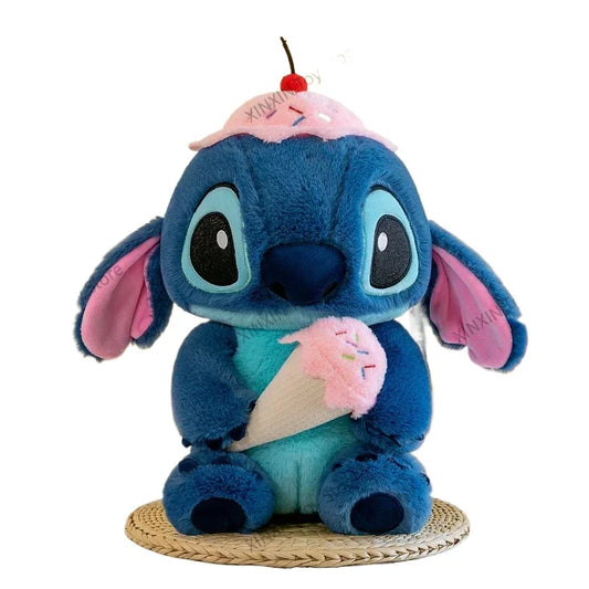 Kawaii Ice Cream Stitch Plush Toy 70 cm Soft Stuffed Doll Pillow
