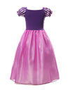 Rapunzel Princess Dress Costume LED Light Up Roleplay Disguise Fancy Kids Halloween Birthday Costume